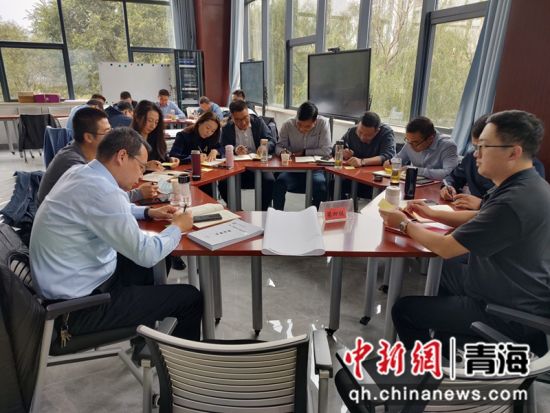 图为青海省第11期青干班学员分组研讨学习二十大报告。青海省委党校供图