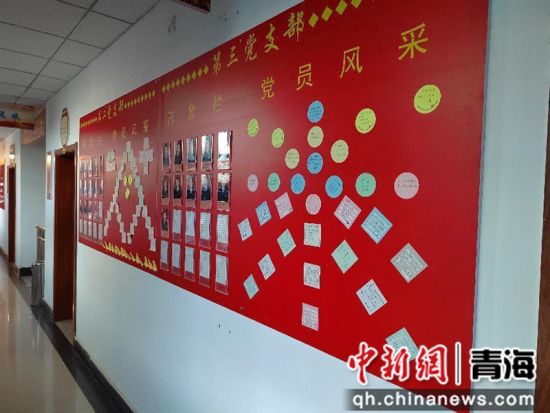 图为湟源县税务局开展“青春心向党 共学二十大”微心得展示。西宁市税务局供图