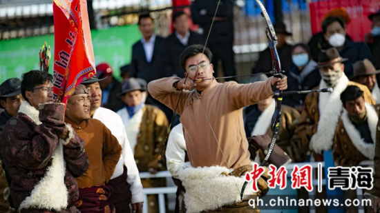 图为射箭现场。尖宣供图 图为射箭现场。尖宣供图